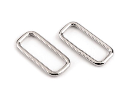 Průvlek / vsuvka šíře 25 mm (Varianta 1 (25x9 mm) nikl sv., Balení 20 ks)