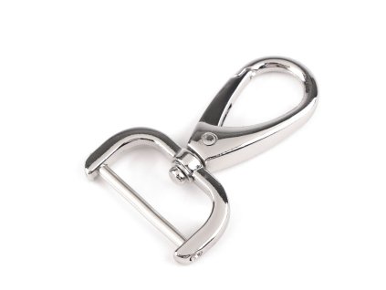 Kovová karabina otočná se šroubovacím průvlekem 26 mm (Varianta 2 zlatá klasik, Balení 1 ks)