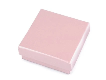 Krabička na šperky 9x9 cm (Varianta 3 černá mat, Balení 1 ks)