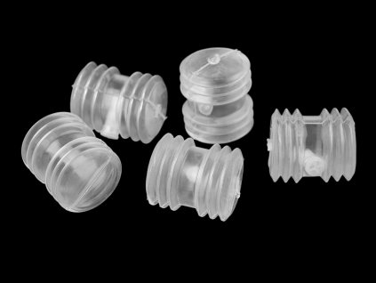 Pískátko do textilních výrobků 24x28 mm (Varianta transparent, Balení 5 ks)