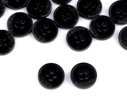 Knoflík oblekový velikost 24", 28", 32", 36", 40" (Varianta 1 (24") černá, Balení 20 ks)