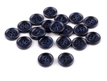 Knoflík oblekový velikost 24", 28", 32", 36", 40" (Varianta 1 (24") modrá tmavá, Balení 20 ks)
