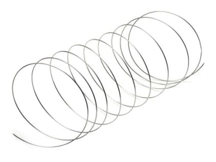 Paměťový drát na náramek Ø5 cm (Varianta platina, Balení 20 g)