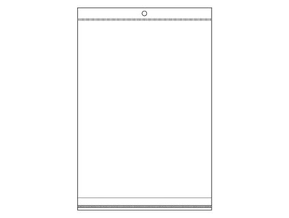 PP sáček s lepicí klopou a závěsem 17x25,5 - 26 cm (Varianta 17x25,5cm transparent, Balení 100 ks)