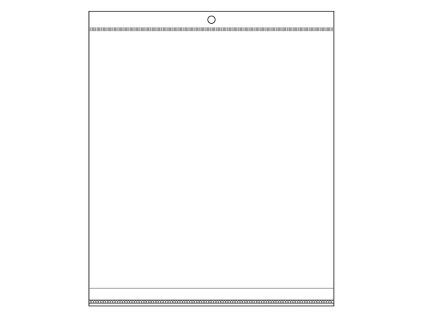 PP sáček s lepicí klopou a závěsem 20x24 cm (Varianta transparent, Balení 100 ks)