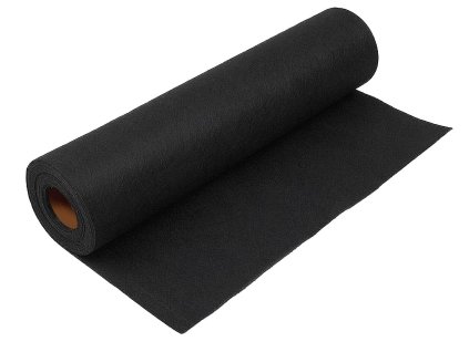 Filc / plsť metráž tloušťka 5 mm (Varianta (F77) černá, Balení 1 m)