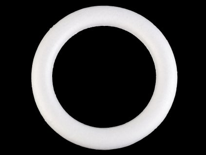 Věnec Ø24 cm polystyren (Varianta bílá, Balení 1 ks)