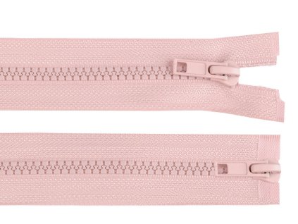 Zip kostěný No 5 dělitelný 2 jezdce / dvoucestný 70 cm bundový (Varianta 322 černá, Balení 1 ks)