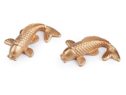 Mini kapřík k dozdobení svátečního stolu (Varianta 2 stříbrná, Balení 2 ks)