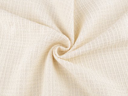 Kostýmovka s žinylkovým efektem a lesklou nitkou / tvíd (Varianta 2 béžová světlá, Balení 1 m)