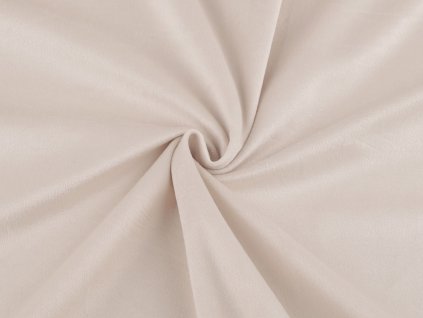 Samet / velvet hladký šíře 280 cm (Varianta 1 (260 g/m²) béžová světlá, Balení 1 m)