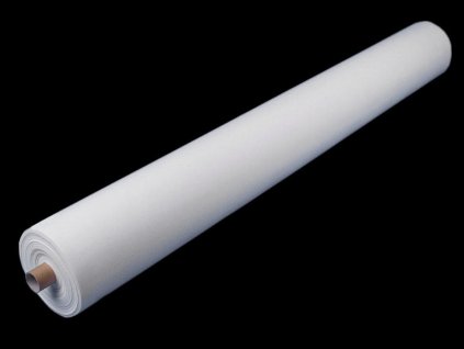 Vlizelín nažehlovací Ronar fix 160+20 g/m² šíře 155 cm (Varianta bílá, Balení 1 m)