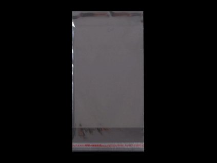 PP sáček s lepicí klopou 7x10 cm (Varianta transparent, Balení 100 ks)