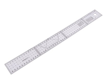 Pravítko ohebné 5x50 cm (Varianta 1 (50 cm) transparent, Balení 1 ks)