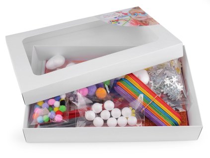 Kreativní sada dětské tvoření (Varianta 2 mix variant přírodní, Balení 1 sada)