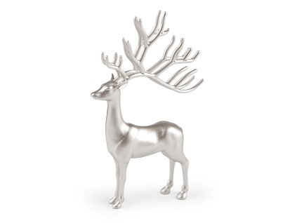Jelen k dekoraci věnců a vánočních vazeb (Varianta 1 stříbrná, Balení 1 ks)