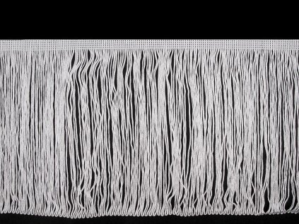 Třásně dvojité šíře 20 cm (Varianta 1 bílá, Balení 1 m)