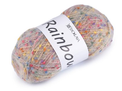 Pletací příze mohérová Rainbow 100 g (Varianta 2 (30-4) pink, Balení 1 ks)