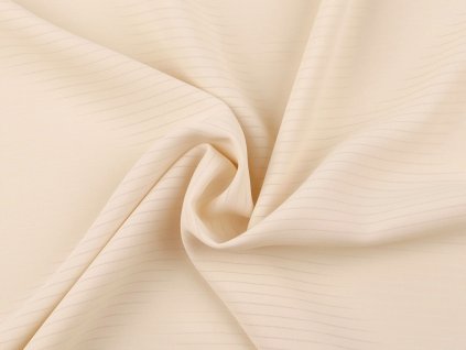 Výprodej - Imitace hedvábí proužek - krémová 1 m