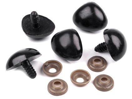 Čumák s pojistkou 18x23 mm (Varianta černá, Balení 100 sada)