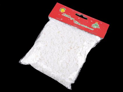 Výprodej - Dekorační sníh 50 g - bílá