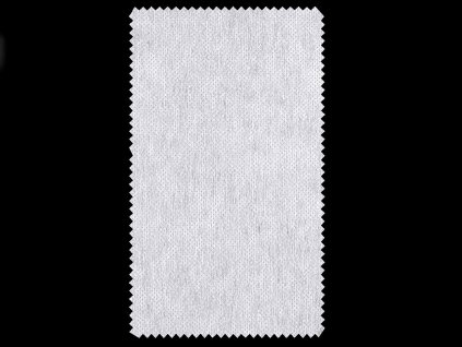 Vlizelín nažehlovací 50+15 g/m² šíře 100 cm (Varianta 1 bílá, Balení 1 m)