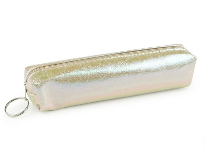 Pouzdro / penál holografický 18x4 cm (Varianta 1 zlatá sv., Balení 1 ks)