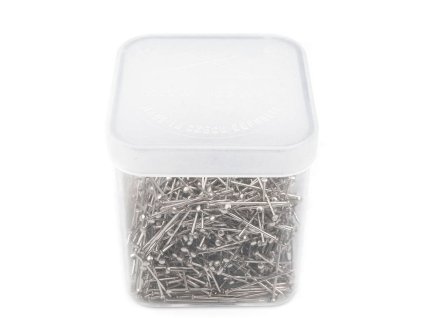 Celokovové špendlíky délka 18 mm ocelové (Varianta nikl, Balení 1 krab.)