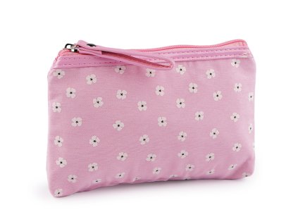 Textilní pouzdro pro kosmetiku a drobnosti 14x20 cm (Varianta 2 fialová sv., Balení 1 ks)