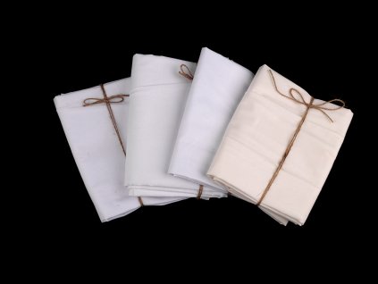 Výprodej - Zbytková metráž látek 1 ks - bílá