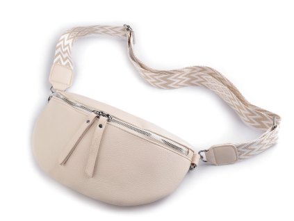 Kabelka crossbody 27x18 cm (Varianta 1 krémová světlá, Balení 1 ks)
