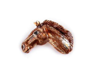 Brož kůň (Varianta hnědá, Balení 1 ks)