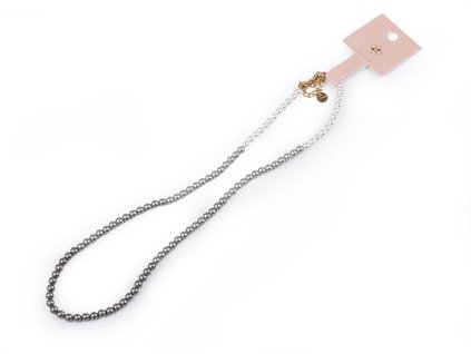 Perlový náhrdelník kombinace barev (Varianta 1 pudrová perlová, Balení 1 ks)