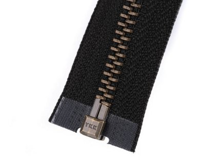 Staromosazný zip YKK No 5 délka 75 cm bundový (Varianta černá, Balení 1 ks)