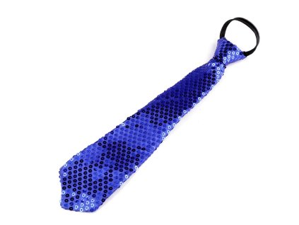 Párty kravata s flitry (Varianta 6 černá, Balení 1 ks)