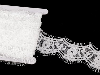 Francouzská měkká prádlová krajka šíře 65 mm (Varianta 1 Off White, Balení 13.5 m)