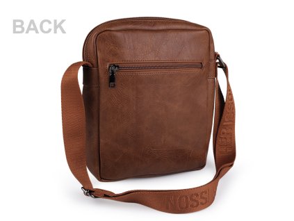 Pánská taška crossbody 20x28 cm (Varianta 1 hnědá koňak, Balení 1 ks)