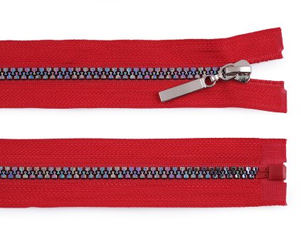 Duhový kostěný zip No 5 délka 80 cm (Varianta 311 šedá paloma, Balení 1 ks)