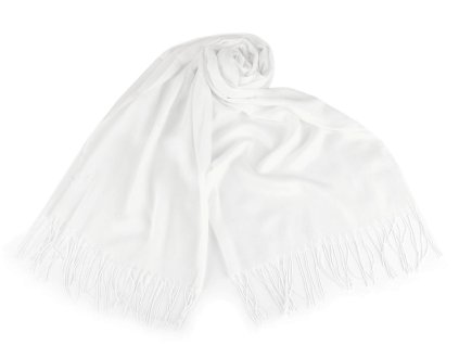 Letní šátek / šála s třásněmi jednobarevný 70x175 cm (Varianta 7 pink, Balení 1 ks)