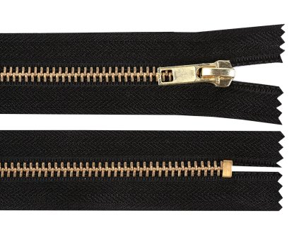 Kovový zip No 5 délka 16 cm (jeansový) (Varianta 101 bílá, Balení 1 ks)