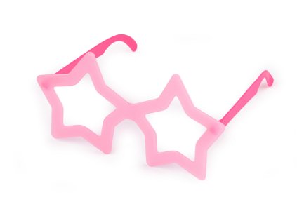 Párty / karnevalové brýle neonové svítící ve tmě (Varianta 4 růžová sv. proužky, Balení 1 ks)