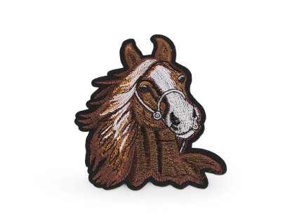 Nažehlovačka kůň (Varianta 2 šedá černá, Balení 1 ks)