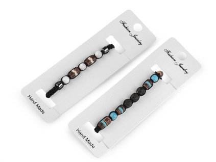 Náramek shamballa unisex (Varianta 1 krémová nejsvět., Balení 1 ks)