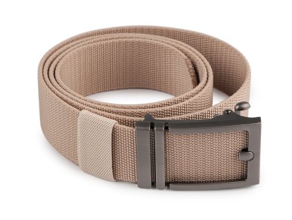 Pánský pásek šíře 3,5 cm (Varianta 2 béžová tm., Balení 1 ks)