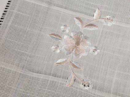 Prostírání textilní vyšívané 30x45 cm (Varianta 1 Off White bílá, Balení 2 ks)