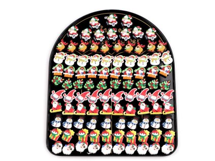 Silikonové magnetky - Vánoce (Varianta mix, Balení 100 ks)