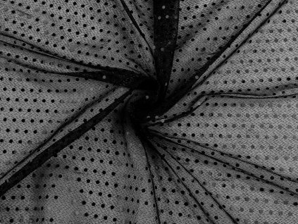 Flitrový úplet Ø4 mm (Varianta 9 černá, Balení 1 m)