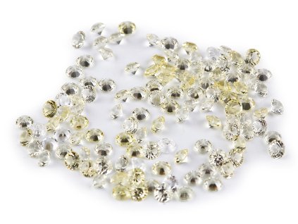 Broušené kamínky SS16 pro výrobu štrasu / svatebních stolů (Varianta 1 crystal zlatá, Balení 90 g)