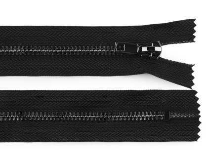 Kovový zip No 5 délka 14 cm (jeansový) (Varianta 322 černá zlatá, Balení 1 ks)
