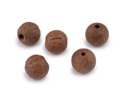 Kokosové korálky Ø20 mm (Varianta hnědá přírodní, Balení 5 ks)